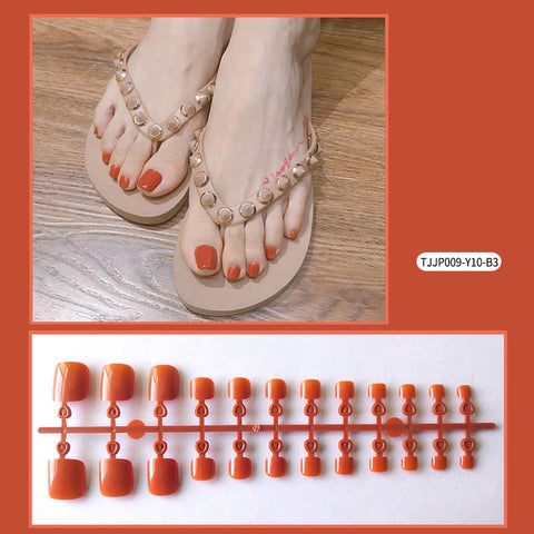 2022 new style fashion pure color toenails