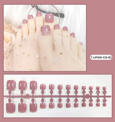 2022 new style fashion pure color toenails