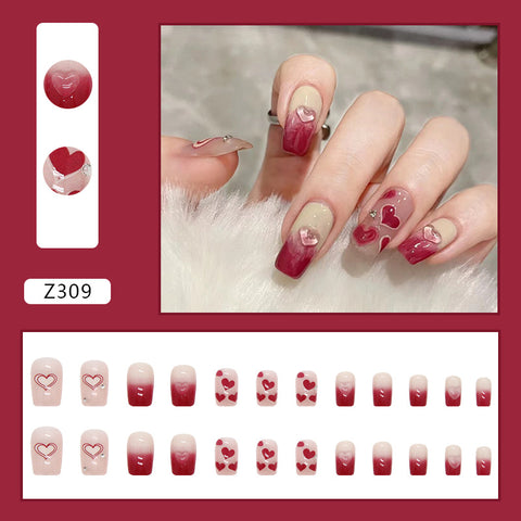 New style Inpluser lovely Presson false Nail for girls