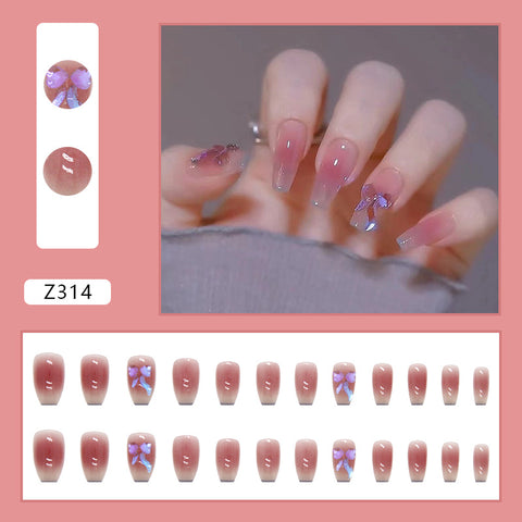 New style Inpluser lovely Presson false Nail for girls