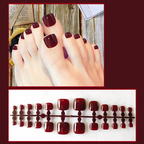 2022 new style fashion pure color toenails