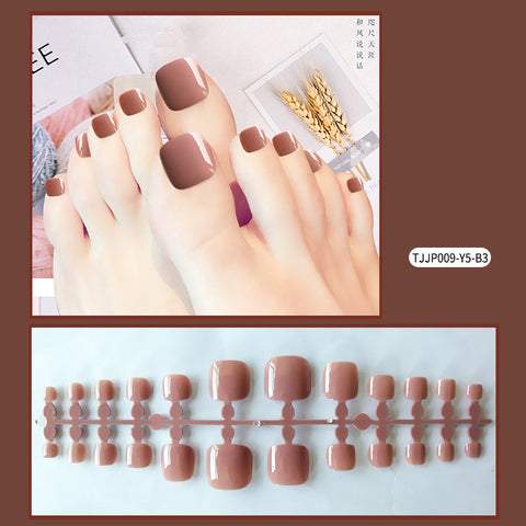 2022 new style fashion pure color toenails