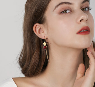 2022 New design fashion Women's long tassel earrings Inpluser