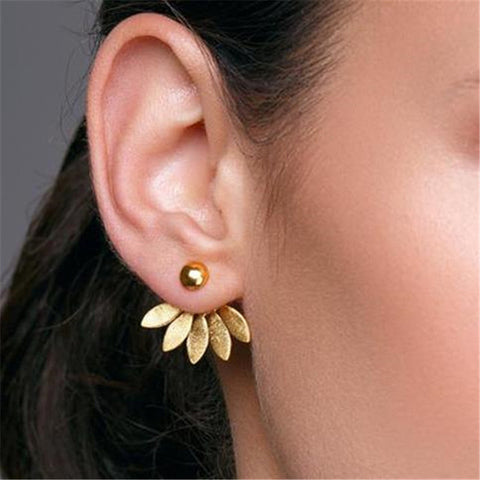 New Crystal Flower Drop Earrings for Women Fashion Jewelry