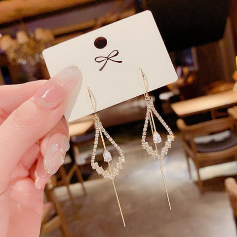 2021 New Fashion Korean Oversized White Pearl Drop Earrings for Women