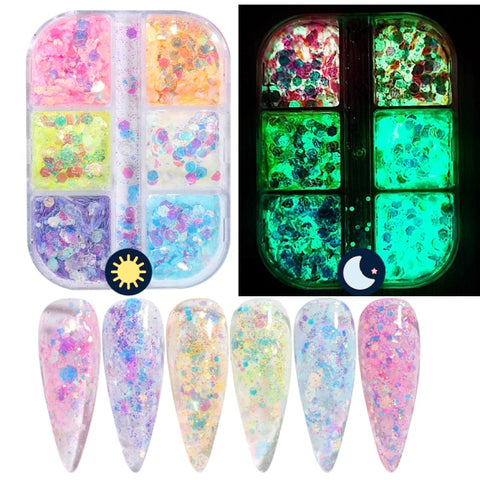 Mixed Rose Gold Nail Glitter Nail Decoration for Art Manicure Inpluser