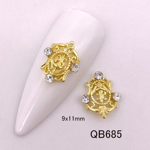 Shiny Rhinestone Gem Design Nail decoration accessories Inpluser