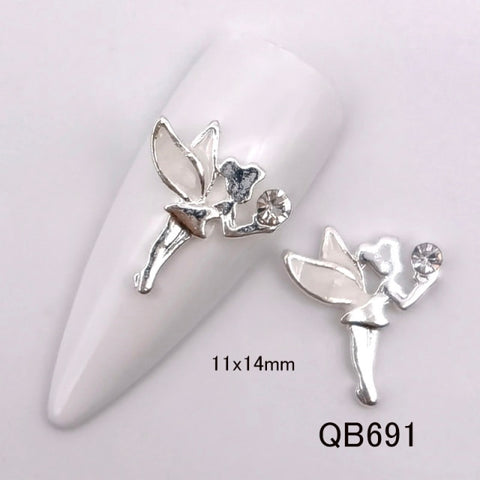 Shiny Rhinestone Gem Design Nail decoration accessories Inpluser