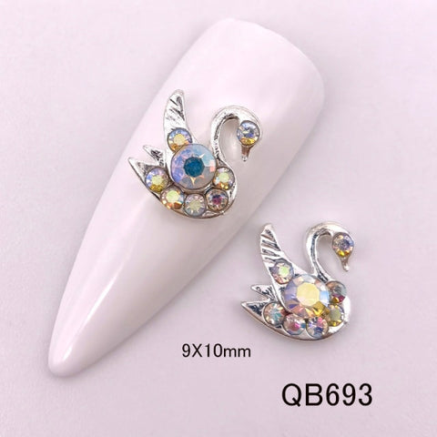 Shiny Rhinestone Gem Design Nail decoration accessories Inpluser