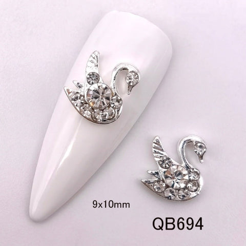 Shiny Rhinestone Gem Design Nail decoration accessories Inpluser