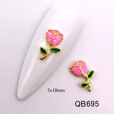 Shiny Rhinestone Gem Design Nail decoration accessories Inpluser