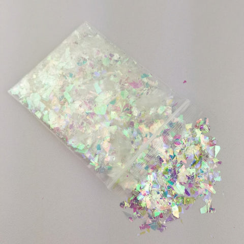 10g Holographic AB Nail Sparkly DIY Gel Polish Manicure Nail Art Decorations