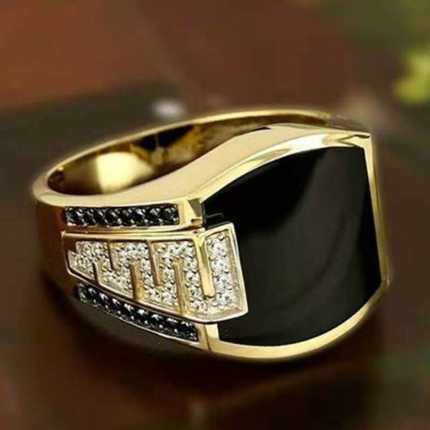 Retro Handmade Islamic Ring For Men Trendy Religious Muslim Jewelry