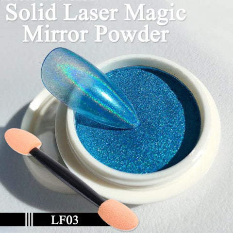 Mirror Nail Powder Chrome Pigment Sparkly Art Design Decorations Inpluser