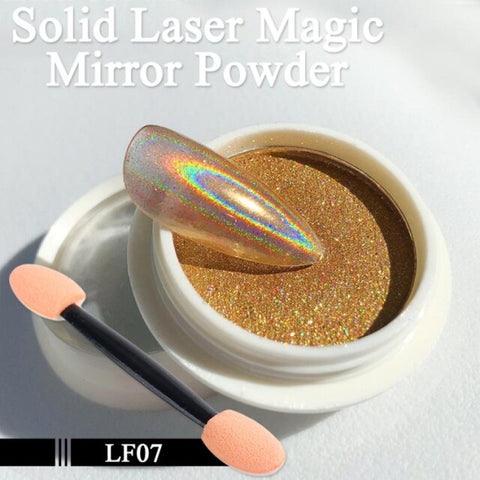 Mirror Nail Powder Chrome Pigment Sparkly Art Design Decorations Inpluser