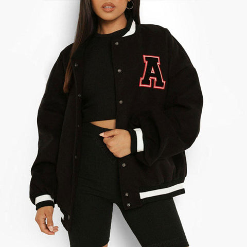 Spring And Autumn Vibe Style Baseball Uniform New Bomber Jacket