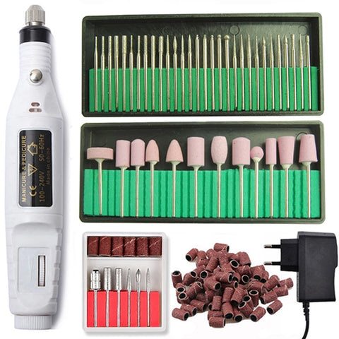 Professional Electric Nail Drill Machine Pedicure Manicure Drill Polishing Equipment