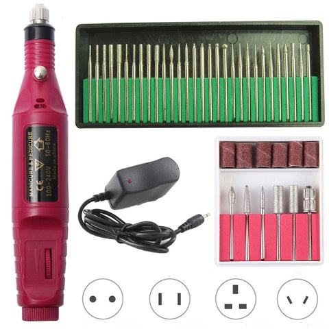 Professional Electric Nail Drill Machine Pedicure Manicure Drill Polishing Equipment