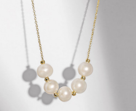 2022 New design Simple and elegant pearl chain  necklace for women Inpluser