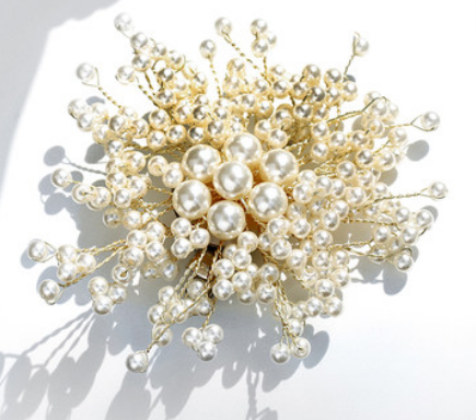 2022 New fashion brooch handmade imitation pearl corsage Inpluser